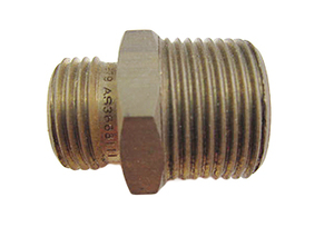 FITTING NIPPLE BRASS 20-3/4"x15-1/2"  #P