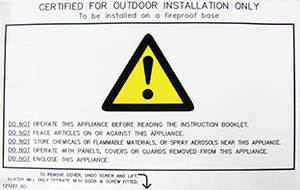 LABEL WARNING 63/265,275 HSI GAS      #P